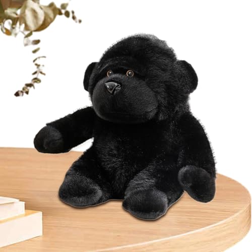 Vmiorzq Plüschspielzeug, Schwarze Plüschpuppe, Natur Gorillas Weichgefülltes Spielzeug, Schlafender Begleitraum Kissen Weiche Tiergefüllte Puppe Vmiorzq Plüschspielzeug, Schwarze Plüschpuppe, Natur Gorillas Weichgefülltes Spielzeug, Schlafender Begleitraum Kissen Weiche Tiergefüllte Puppe von Vmiorzq