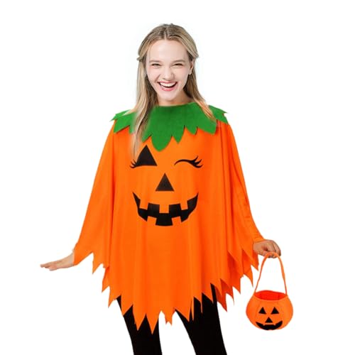 Vmiorzq Poncho | Rollenspiel Kostüm | Halloween Poncho Nachleuchtend, Verwandlungskostüm Für Karneval Maskerade Cosplay Bühnenauftritt von Vmiorzq
