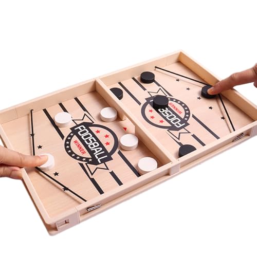Vmiorzq Puck Sling Spiel,Zwei-Spieler Hüpf-Schach - Interaktives Schiebe-Puck Spiel für Zuhause Schule Kindergarten Wohnzimmer Schlafzimmer Camping Reisen Kinderzimmer Klassenzimmer von Vmiorzq