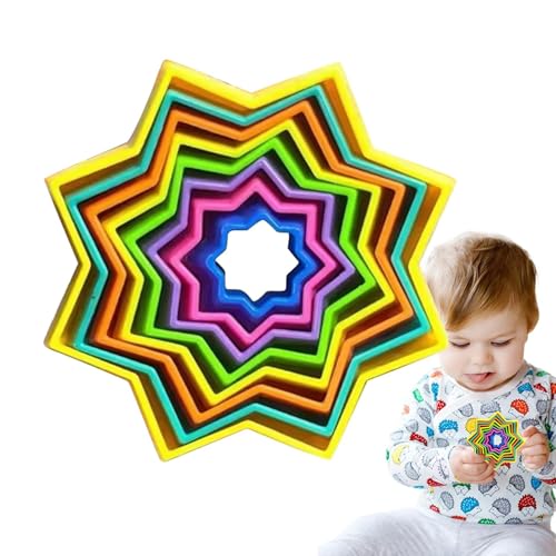 Vmiorzq Sechseckiges sensorisches Spielzeug, Fidget Star Shaped Toy - 3D-Stern-Spielzeug zum Stressabbau | Pädagogisches Stern-Schreibtisch-Spinner-Spielzeug, tragbare sechseckige sensorische Würfel Vmiorzq Sechseckiges sensorisches Spielzeug, Fidget Star Shaped Toy - 3D-Stern-Spielzeug zum Stressabbau | Pädagogisches Stern-Schreibtisch-Spinner-Spielzeug, tragbare sechseckige sensorische Würfel von Vmiorzq
