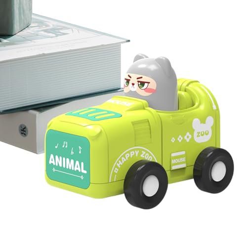 Vmiorzq Trägheits Tierauto Spielzeug, Tierwagenspielzeug Für Kleinkinder, Cartoon Press Und Reibungsautos Spielzeug Für Kinder, Rennwagenfahrzeuge Bildungsspielzeug Kinder von Vmiorzq
