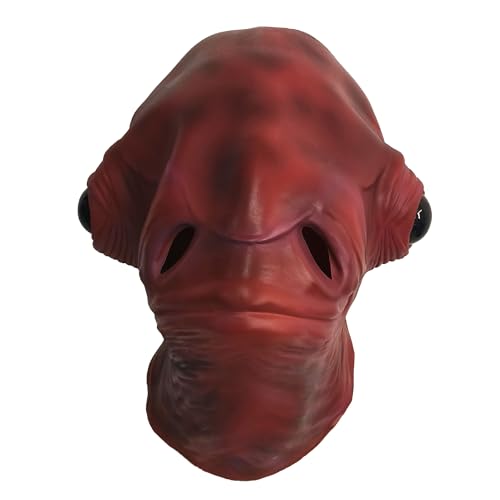 Vmlxgdux Akbar Latexmaske Alien Wars Admiral Coaplay Maske Halloween Kostüm Spielen Requisiten Erwachsene Vmlxgdux Akbar Latexmaske Alien Wars Admiral Coaplay Maske Halloween Kostüm Spielen Requisiten Erwachsene von Vmlxgdux