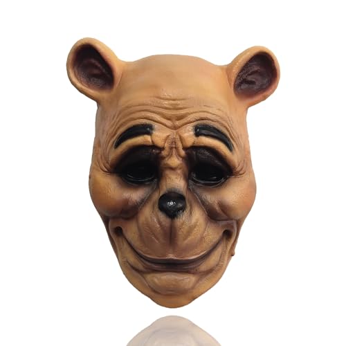 Vmlxgdux Horrorbär Latexmaske Gruselige Killer Coaplay Maske Halloween Kostüm Spielrequisiten Erwachsene Vmlxgdux Horrorbär Latexmaske Gruselige Killer Coaplay Maske Halloween Kostüm Spielrequisiten Erwachsene von Vmlxgdux