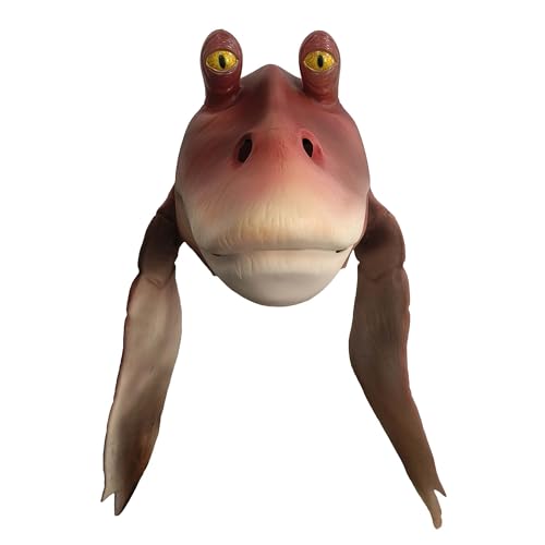 Vmlxgdux Jar Binks Latexmaske Alien Coaplay Maske Halloween Kostüm Spielrequisiten Erwachsene Vmlxgdux Jar Binks Latexmaske Alien Coaplay Maske Halloween Kostüm Spielrequisiten Erwachsene von Vmlxgdux