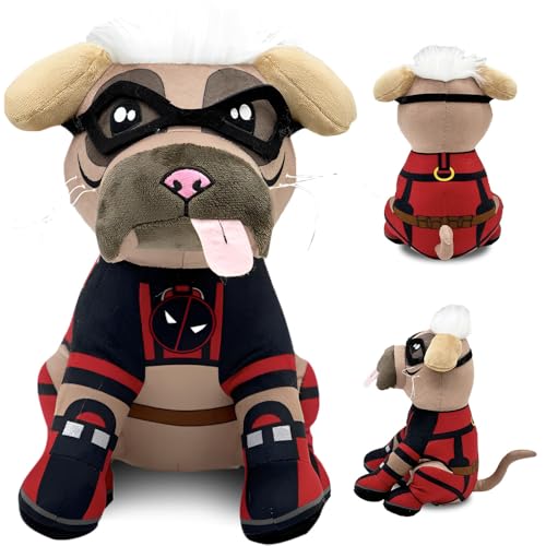 Vmxlso Dogpool Kuscheltier Hund, 25cm Dogpool Plüschtier Hund, Dogpool Plüsch Figur, Dogpool Kuscheltiere, Dogpool Stofftier Hund, Dogpool Plüschtiere Spielzeug für Fans & Sammler ab 15 Jahre Vmxlso Dogpool Kuscheltier Hund, 25cm Dogpool Plüschtier Hund, Dogpool Plüsch Figur, Dogpool Kuscheltiere, Dogpool Stofftier Hund, Dogpool Plüschtiere Spielzeug für Fans & Sammler ab 15 Jahre von Vmxlso