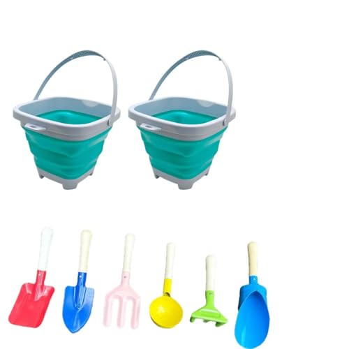 Vndnsy Strand-Sandspielzeug-Set für Kinder: 22-teiliges Sandkastenspielzeug mit 2 faltbaren Eimern und Schaufel, Tier- und Burg-Sand, Förmchen, Strandspielzeug für Kinder, Jungen und Mädchen im Alter Vndnsy Strand-Sandspielzeug-Set für Kinder: 22-teiliges Sandkastenspielzeug mit 2 faltbaren Eimern und Schaufel, Tier- und Burg-Sand, Förmchen, Strandspielzeug für Kinder, Jungen und Mädchen im Alter von Vndnsy