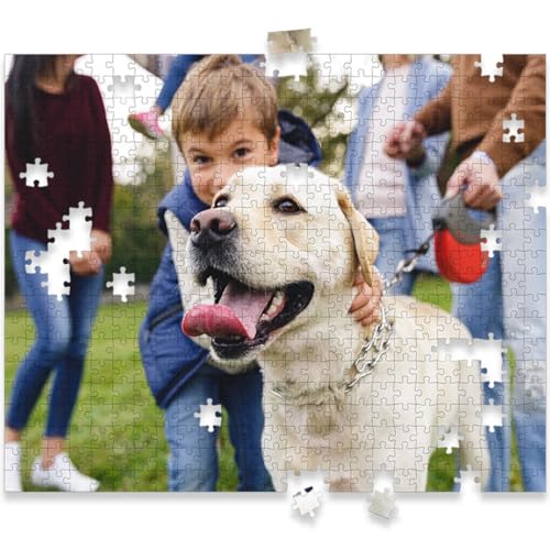 Individuelles Puzzle vom Foto, 35–1000 Teile, personalisiertes Puzzle, Geschenke für Mutter, Vater, Ihn, Paar, Erinnerungsgeschenke von Vniqloo