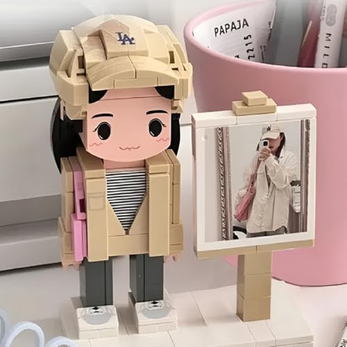 Vniqloo Custom Person Brick Figuren mit Gravur Rahmen, Personalisierte Baustein-Figuren Geschenk, Einzigartiges Andenken für Paare & Beste Freunde, Machen Sie Ihre eigenen Bausteine Vniqloo Custom Person Brick Figuren mit Gravur Rahmen, Personalisierte Baustein-Figuren Geschenk, Einzigartiges Andenken für Paare & Beste Freunde, Machen Sie Ihre eigenen Bausteine von Vniqloo
