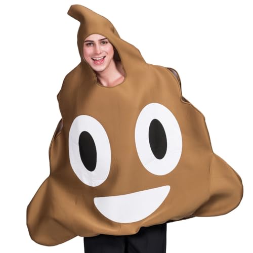 Vnnigmn Kaka-Kostüm für Erwachsene, Kostüm, Party, lustig, Halloween, Cosplay, Scheiße, für Karneval, Fasching von Vnnigmn