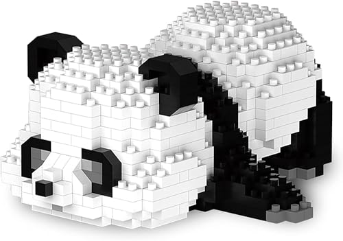 Vnnigmn Panda, Mikro-Bausteine, DIY, Mini-Tier, Blöcke, Figur, Spielzeug, Dekoration für Kinder, Geschenk, Modell 700 (Panda) von Vnnigmn