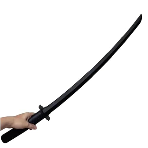 Vnnigmn Samurai-Katana, einziehbar, 3D-Druckschwert, lustiges Katana-Spielzeug, Cosplay-Geschenk für Kinder und Erwachsene (schwarz) von Vnnigmn