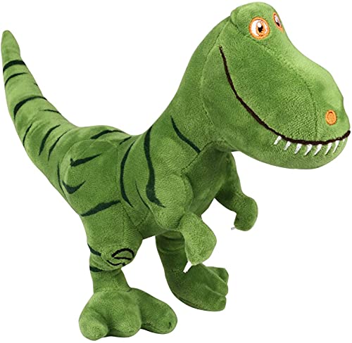 Voarge Plüsch Dinosaurier Form Angefüllte Tier Geburtstagsgeschenke, Plüschtier Spielwaren, Nette weiche Plüsch T, Rex Tyrannosaurus Dinosaurier Abbildung Figur, 40cm, Green von Voarge