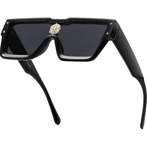 Voarge Stilvolle quadratische Sonnenbrille für Männer und Frauen, modische Sonnenbrillen mit UV400-Schutz Voarge Stilvolle quadratische Sonnenbrille für Männer und Frauen, modische Sonnenbrillen mit UV400-Schutz von Voarge