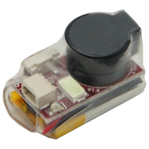 Vocdikficy FPV-Drohnen Summer-Tracker 110 DB Eingebauter 80 MAh 4,5-8,5 V Anti-Verlust-Gerät für FPV-Drohnen mit Festflügeln von Vocdikficy