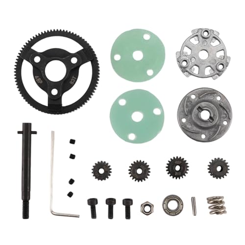 Vocdikficy Metall 0,8 M 48P Stirnrad & Ritzel-Getriebesätze für/Slash 2WD 1/10 RC Automodellteile 83T von Vocdikficy