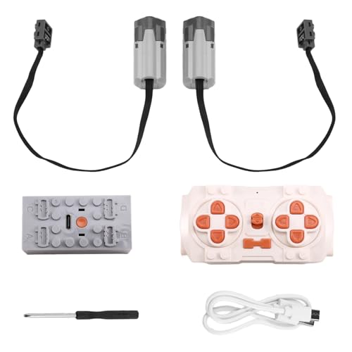 Vocdikficy Power Function Motor App Fernsteuerung Programmierung 2 Mittelmotor Set DIY Baustein für Kinder von Vocdikficy