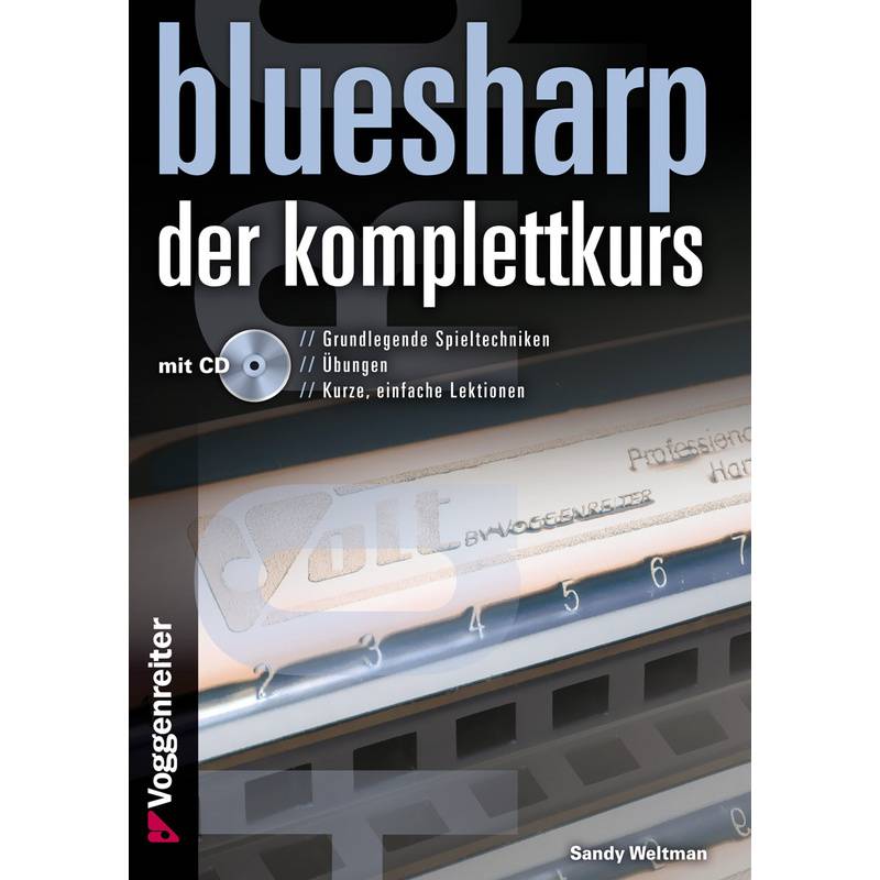 BLUESHARP - DER KOMPLETTKURS, m. 1 Audio-CD von Voggenreiter