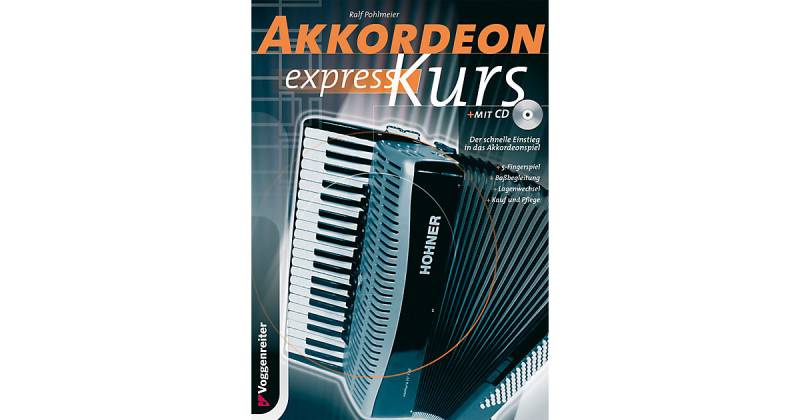 Buch - Akkordeon-Express-Kurs, m. Audio-CD von Voggenreiter
