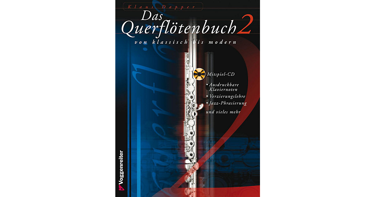 Buch - Das Querflötenbuch, Band 2 mit Audio-CD von Voggenreiter