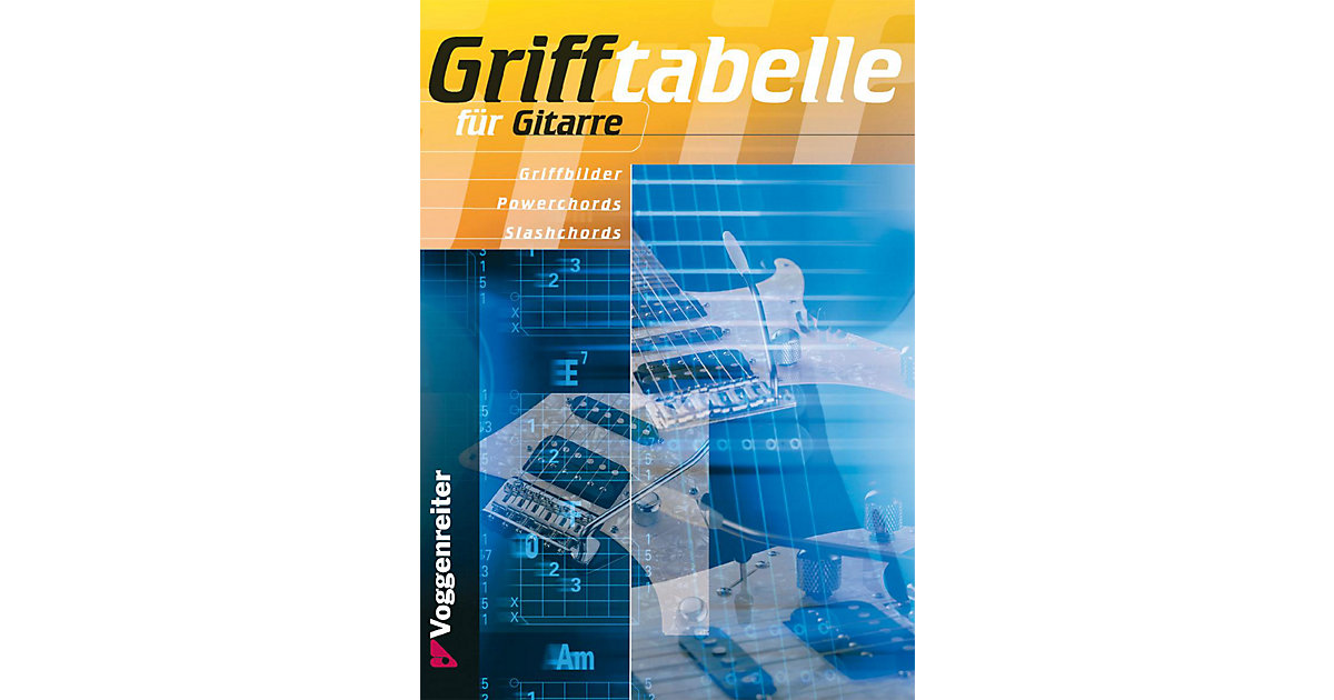 Buch - Grifftabelle Gitarre Kinder Buch - Grifftabelle Gitarre Kinder von Voggenreiter