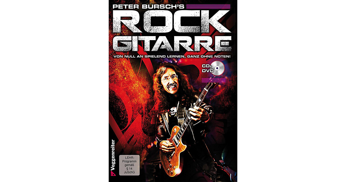 Buch - Peter Bursch's Rock Gitarre, mit Audio-CD und DVD Buch - Peter Bursch's Rock Gitarre, mit Audio-CD und DVD von Voggenreiter