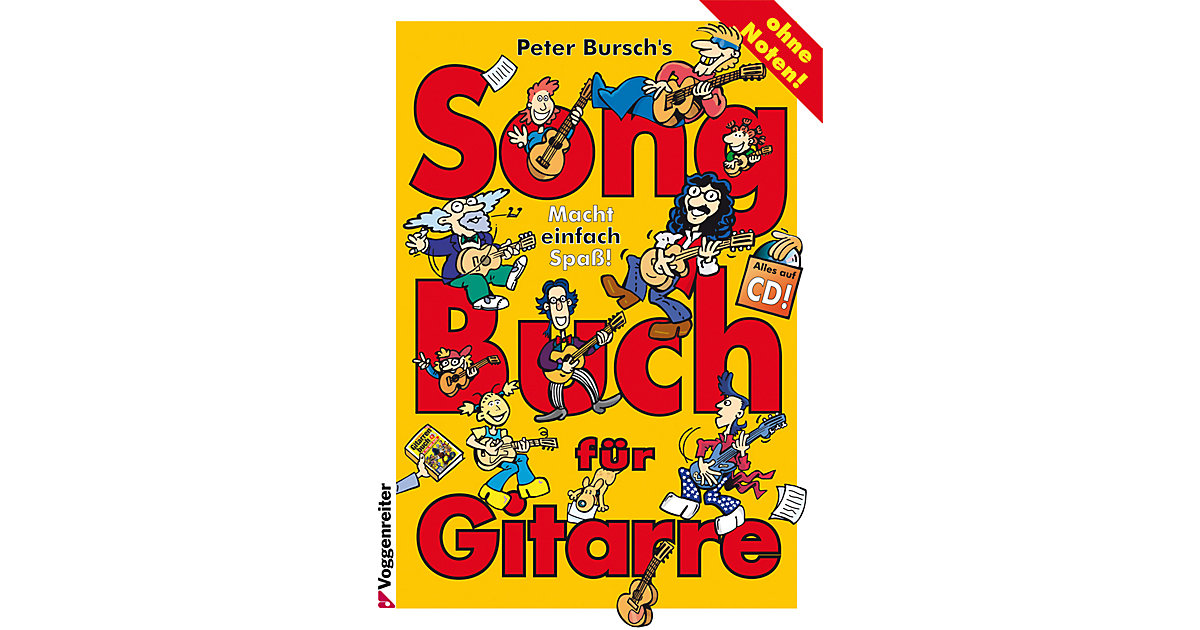 Buch - Peter Bursch's Songbuch Gitarre, m. Audio-CD  Kinder von Voggenreiter