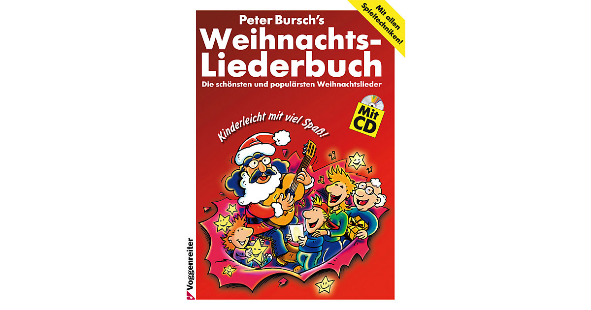 Buch - Peter Bursch's Weihnachtsliederbuch, mit Audio-CD Buch - Peter Bursch's Weihnachtsliederbuch, mit Audio-CD von Voggenreiter