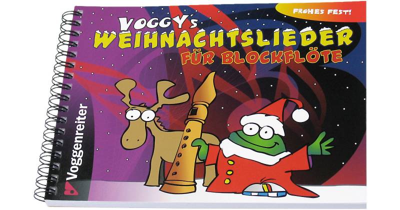 Buch - Voggy's Weihnachtslieder Blockflöte  Kinder von Voggenreiter