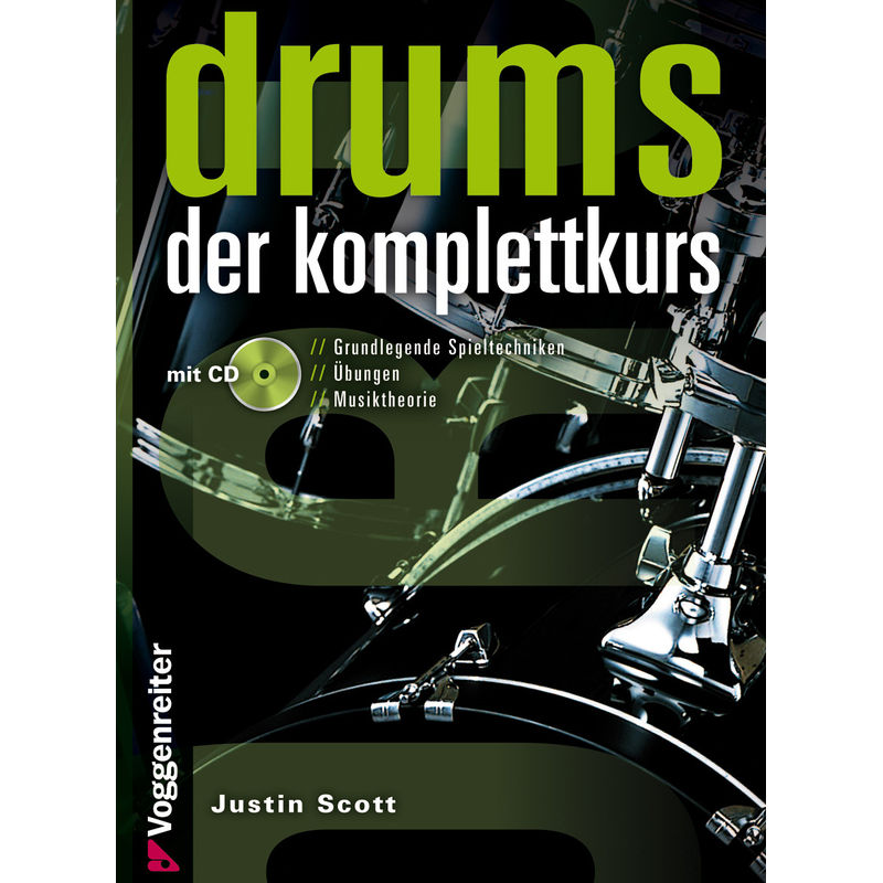 Drums. Der Komplettkurs, m. Audio-CD von Voggenreiter