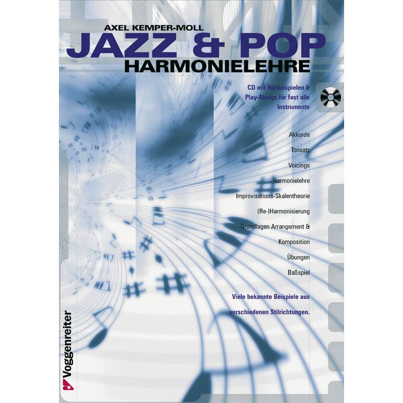 Jazz & Pop Harmonie-Lehre, m. 1 Audio-CD von Voggenreiter