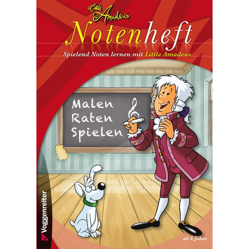 Little Amadeus Notenheft (Blanko-Notenheft) von Voggenreiter
