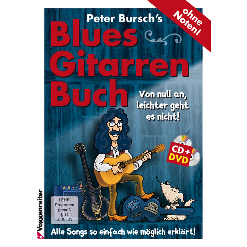 Peter Bursch's Blues-Gitarrenbuch, m. 1 Audio-CD, m. 1 Beilage von Voggenreiter
