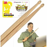 Rhythmic Village Set (App) mit Drum Sticks von Voggenreiter