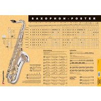 Saxophon-Poster von Voggenreiter