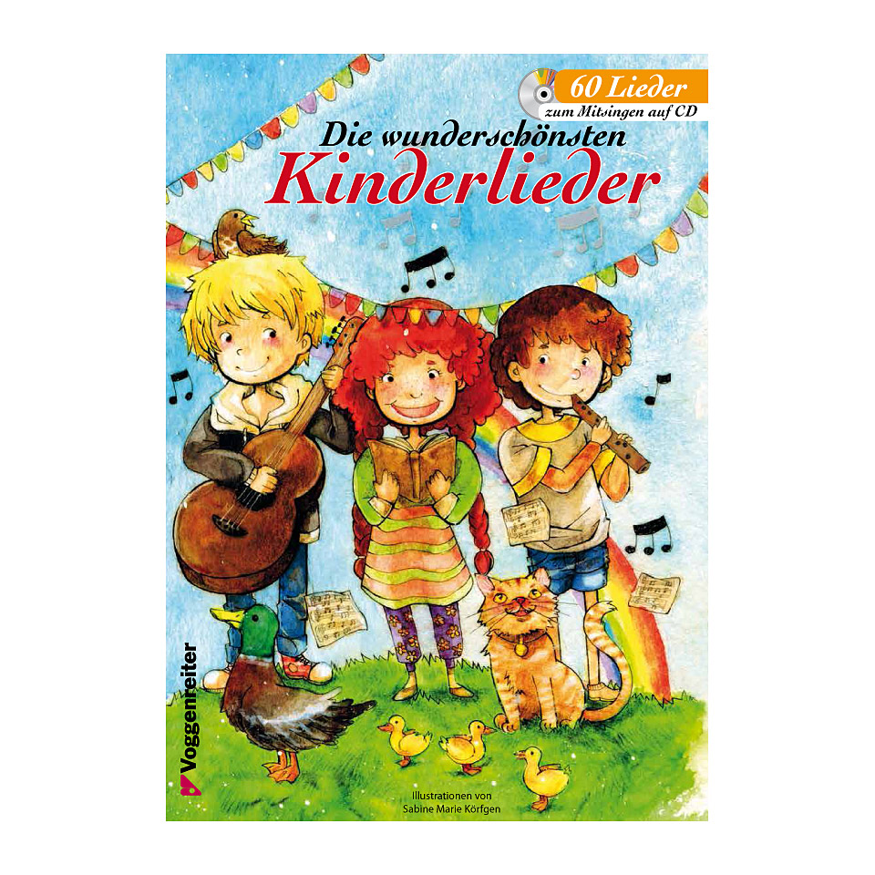 Voggenreiter Die wunderschönsten Kinderlieder Notenbuch von Voggenreiter