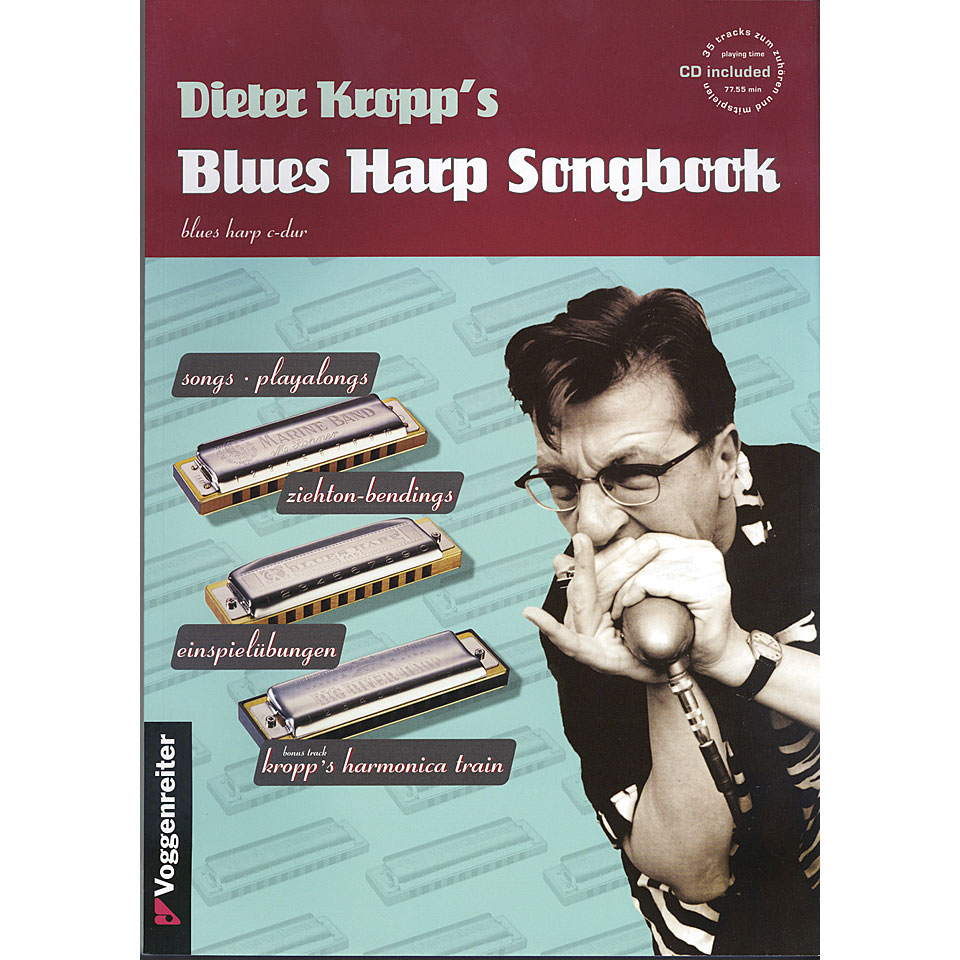 Voggenreiter Dieter Kropp&#39;s Blues Harp Songbook Notenbuch von Voggenreiter