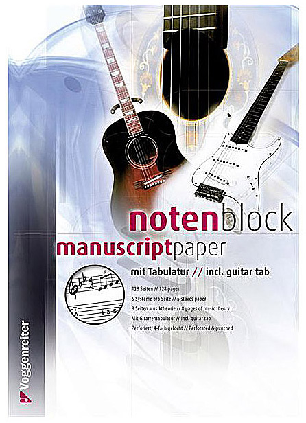 Voggenreiter Notenblock mit Tabulatur Musiktheorie Voggenreiter Notenblock mit Tabulatur Musiktheorie von Voggenreiter