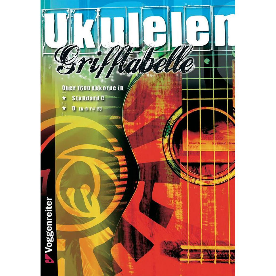 Voggenreiter Ukulelen-Grifftabelle Lehrbuch von Voggenreiter