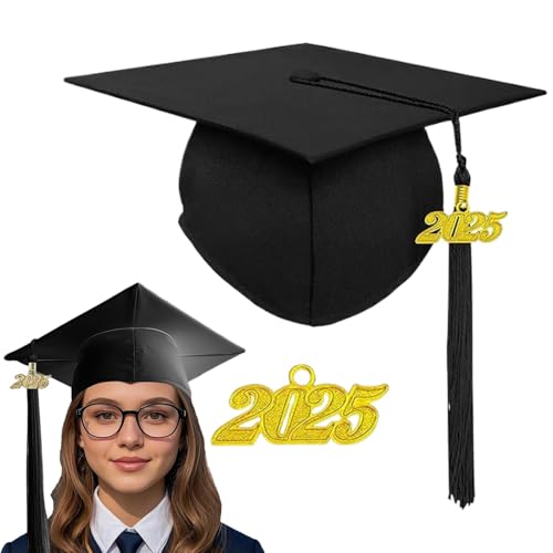 Abschlusshüte | Verstellbare atmungsaktive Bachelor Hüte mit Jahresschild - High School Graduation Souvenirs, College Supplies für Halloween, Cosplay, Fotografie Abschlusshüte | Verstellbare atmungsaktive Bachelor Hüte mit Jahresschild - High School Graduation Souvenirs, College Supplies für Halloween, Cosplay, Fotografie von Voihamy
