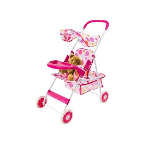 Puppenwagen Spielzeug,Puppenwagen Für Mädchen Und - Tragbarer Puppenwagen Rollenspiel-Set Mit Sonnenschutz Für Kinder Puppenwagen Spielzeug,Puppenwagen Für Mädchen Und - Tragbarer Puppenwagen Rollenspiel-Set Mit Sonnenschutz Für Kinder von Voihamy
