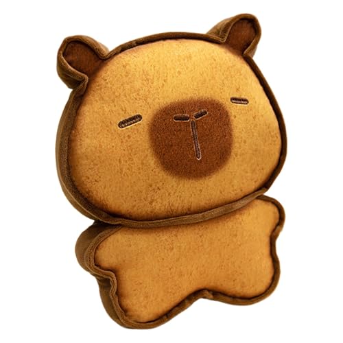 Voihamy Capybara Plüschpuppe, Capybara gefülltes Kissen - Stofftoast Capybara Puppendekor | Lebendiger Ausdruck Plüsch Tierspielzeug für Schlafzimmer, Couch, Wohnzimmer, Kinderzimmer, Auto Voihamy Capybara Plüschpuppe, Capybara gefülltes Kissen - Stofftoast Capybara Puppendekor | Lebendiger Ausdruck Plüsch Tierspielzeug für Schlafzimmer, Couch, Wohnzimmer, Kinderzimmer, Auto von Voihamy