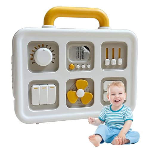 Voihamy Sensory Boards, Baby Activity Board - Kinder geschäftige sensorische Spielzeuge - Lernen Zappernaktivitätsboard Babys Motorrad -Entwicklungsspielzeug für 1 -jähriges Kleinkind Voihamy Sensory Boards, Baby Activity Board - Kinder geschäftige sensorische Spielzeuge - Lernen Zappernaktivitätsboard Babys Motorrad -Entwicklungsspielzeug für 1 -jähriges Kleinkind von Voihamy