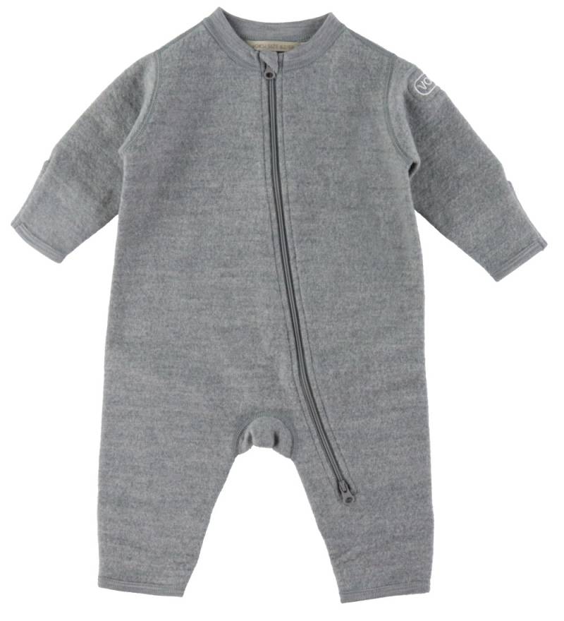 Voksi Overall - Wolle - Grau Meliert - Voksi - 1½-2 Jahre (86-92) - Overalls von Voksi