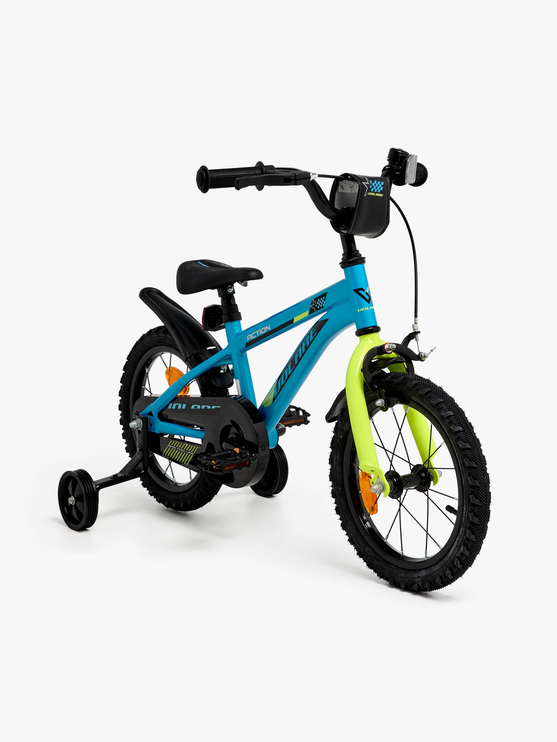 Volare Action Kinderfahrrad 14 Zoll, Türkis/Gelb Volare Action Kinderfahrrad 14 Zoll, Türkis/Gelb von Volare