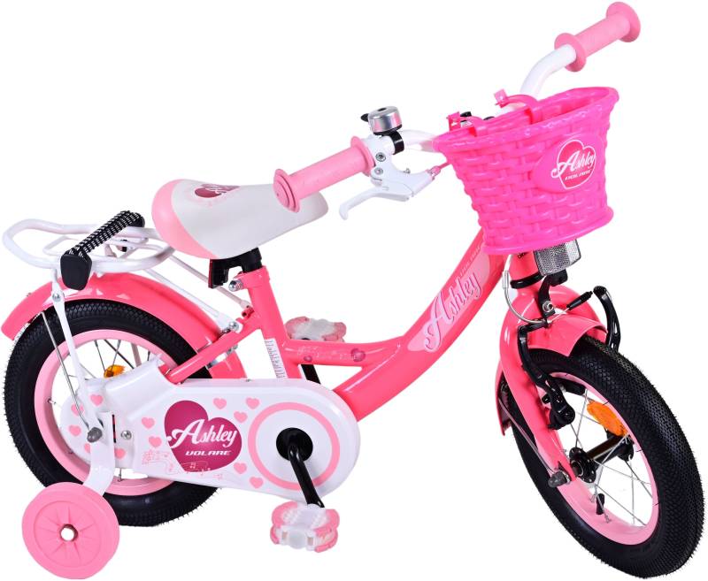 Volare Ashley Kinderfahrrad 12 Zoll, Rot/Rosa von Volare