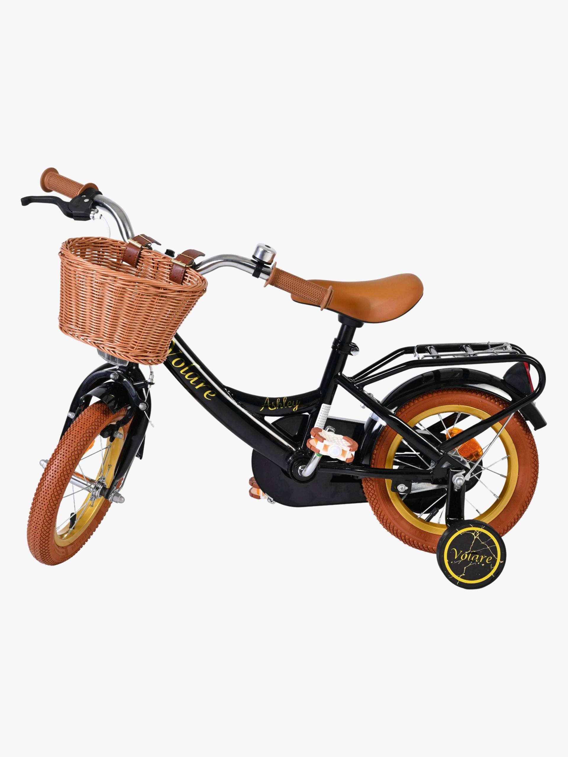 Volare Ashley Kinderfahrrad 12 Zoll, Schwarz von Volare