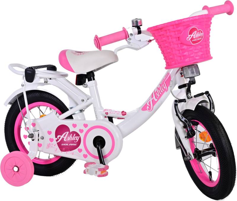 Volare Ashley Kinderfahrrad 12 Zoll, Weiß von Volare