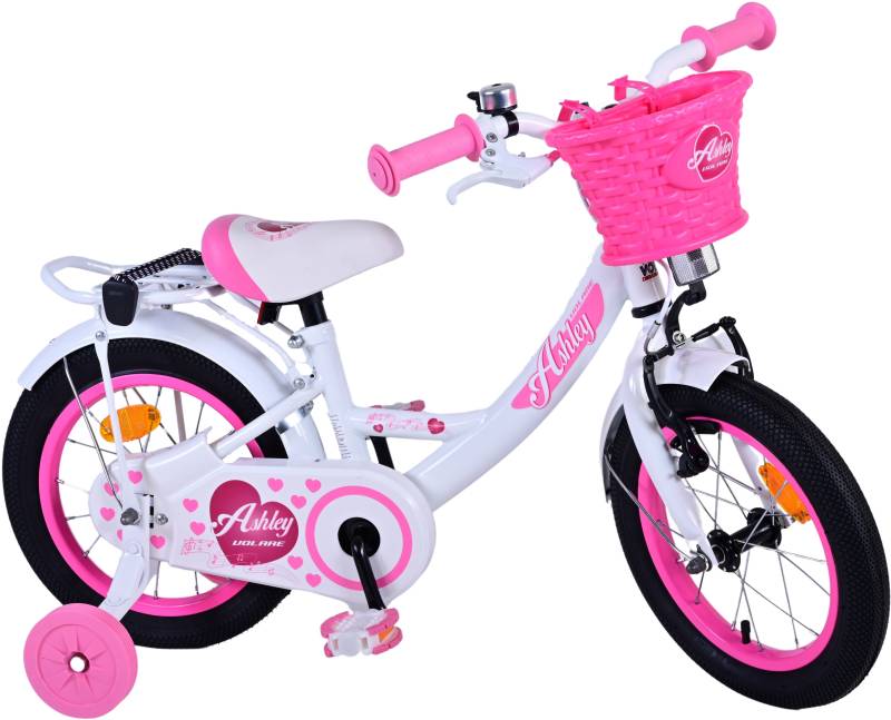 Volare Ashley Kinderfahrrad 14 Zoll, Weiß von Volare