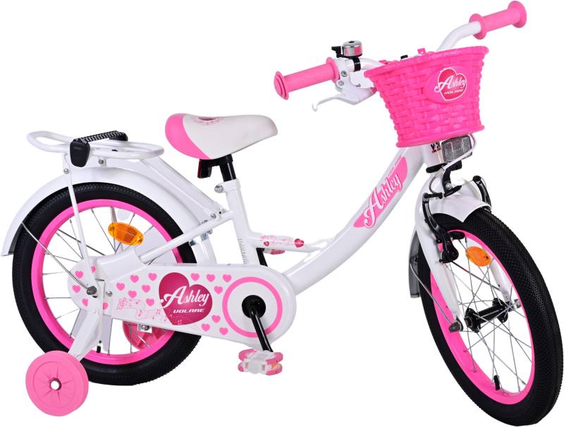 Volare Ashley Kinderfahrrad 16 Zoll, Weiß von Volare