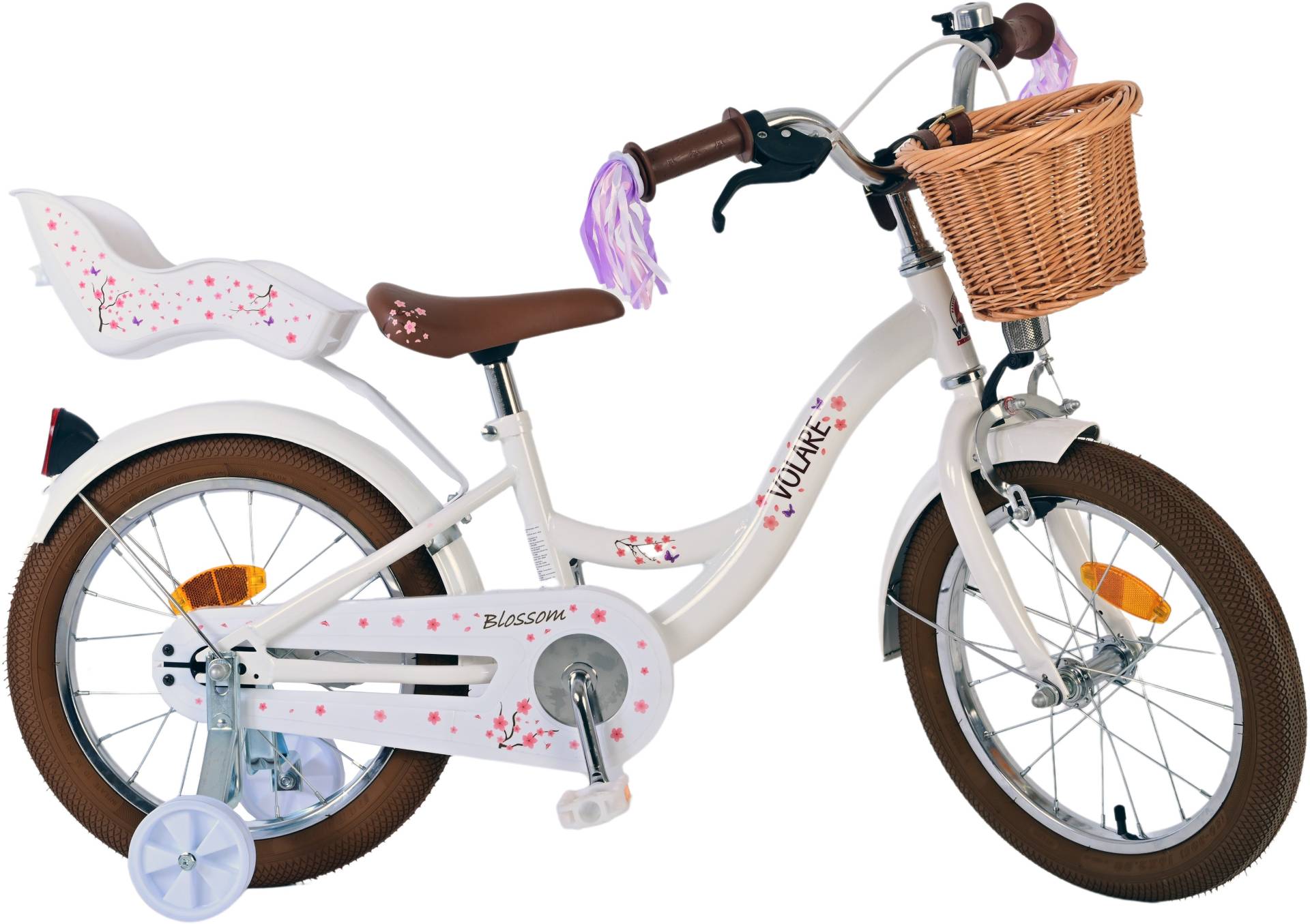 Volare Blossom Kinderfahrrad 16 Zoll, Weiß Volare Blossom Kinderfahrrad 16 Zoll, Weiß von Volare